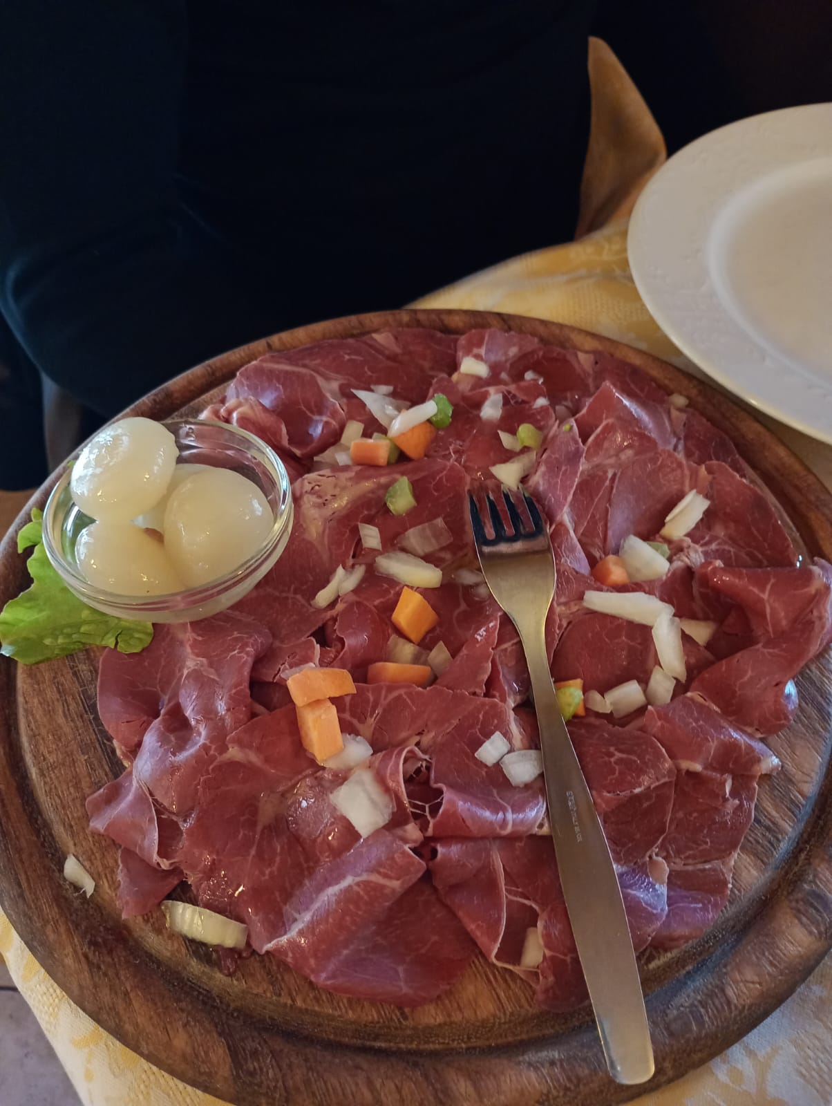 horse affettatto, trattoria da martino, a traditional restaurant in bergamo province